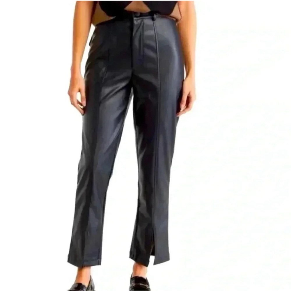 NWOT Wildfox Princess Seams Faux Leather Pant